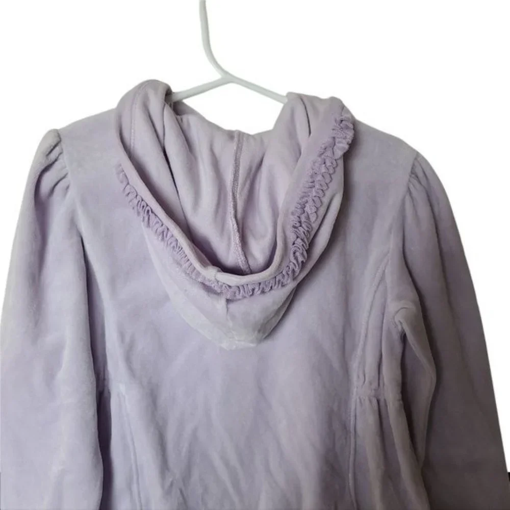 Gymboree Hoodie 5T Girls NWT Velour Tulle Ruffle‎ Dance Team Puple Lavender